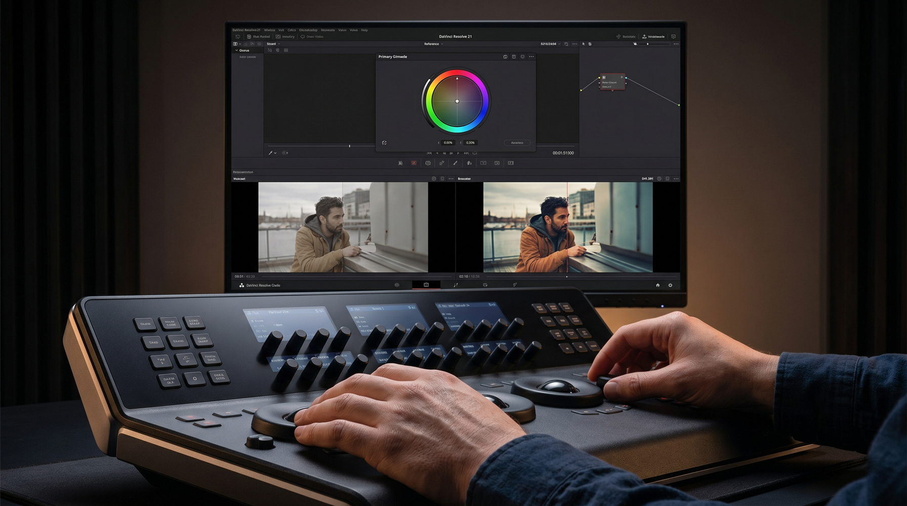 Entorno de trabajo de DaVinci Resolve 21 Beta 2