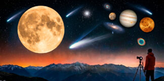 Guía del Cielo en Junio 2026: Alineación Planetaria, Luna de Fresa y Ocultación eventos astronomicos de junio 2026