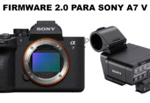 Actualización de firmware v2.00 para la Sony a7 V: Audio 32 bits y Enfoque nuevo firmware 2.0 sony a7v
