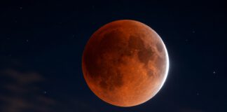 Eclipse parcial de Luna del 28 de agosto de 2026: horario y directo en español Eclipse parcial de Luna del 28 de agosto de 2026 en su fase máxima