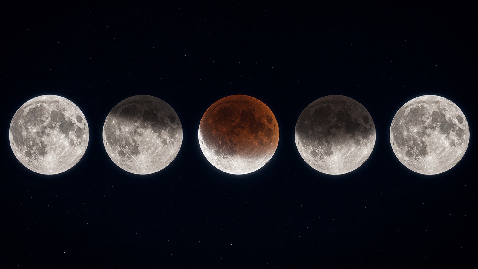 Fases del eclipse parcial de Luna del 28 de agosto de 2026