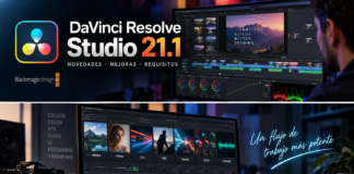 DaVinci Resolve Studio 21.1 ya disponible: novedades, mejoras y requisitos davinci resolve 21.1