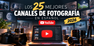 Los 25 mejores canales de YouTube para aprender fotografía en español (2026) top 25 Mejores Canales de Fotografía 2026