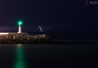 Tormenta desde el Puerto de la Caleta