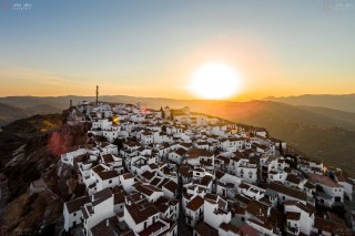 Imagen aerea de Comares