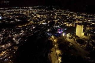 Concierto de Celtas Cortos en la fortaleza (Imagen aerea)