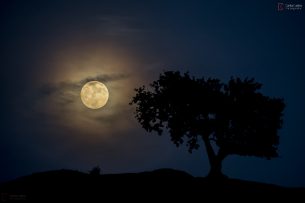 SuperLuna desde Vélez-Málaga