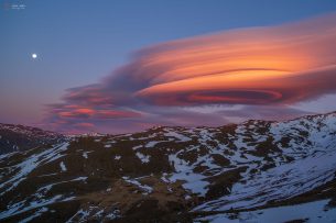 Lenticulares sobre Sierra Nevada (Granada)